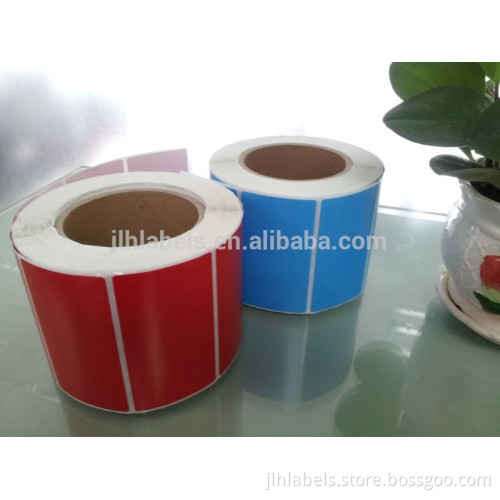 500 per Roll 4x3 Direct Thermal Labels Zebra 2844 White, Roll, Permanent Adhesive, Perforations Between Labels